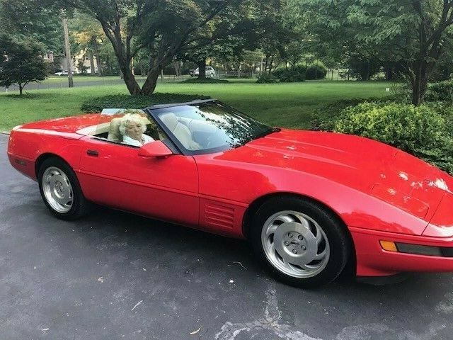 1994 Red Chevrolet Corvette Convertible