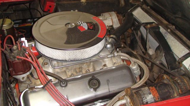 1966 red Chevrolet Corvette Convertible