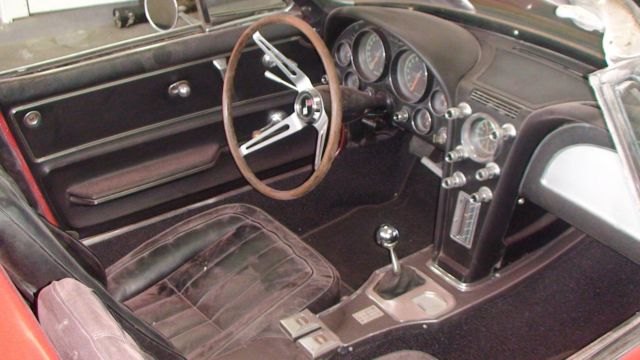 1966 red Chevrolet Corvette Convertible