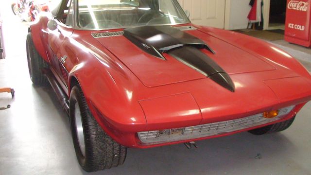 1966 red Chevrolet Corvette Convertible