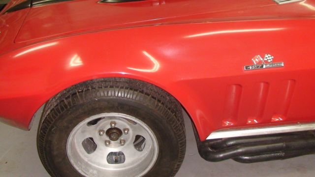 1966 red Chevrolet Corvette Convertible