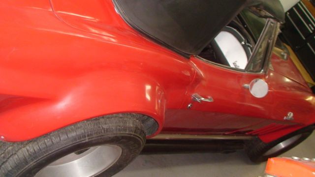 1966 red Chevrolet Corvette Convertible