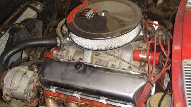 1966 red Chevrolet Corvette Convertible