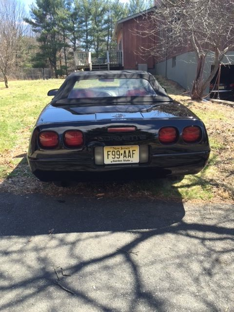 1993 Black Chevrolet Corvette Convertible