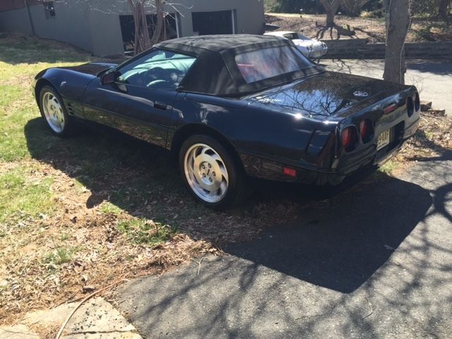 1993 Black Chevrolet Corvette Convertible