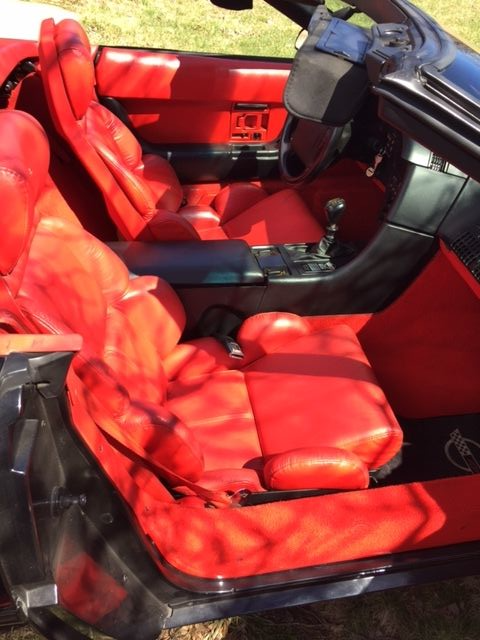 1993 Black Chevrolet Corvette Convertible