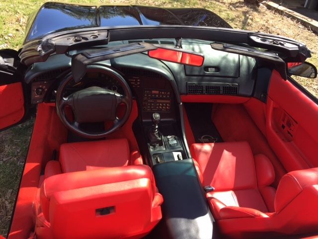 1993 Black Chevrolet Corvette Convertible