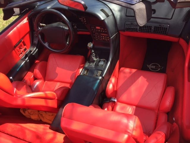 1993 Black Chevrolet Corvette Convertible