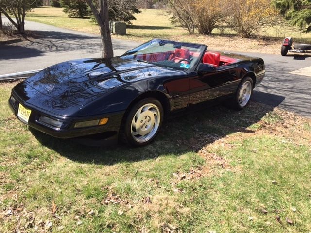 1993 Black Chevrolet Corvette Convertible