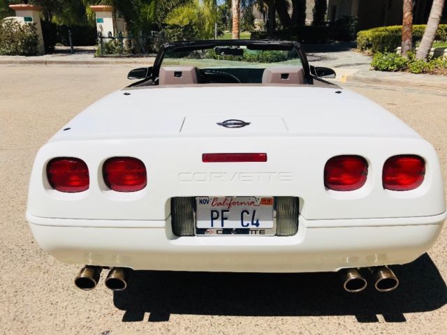 1991 White Chevrolet Corvette
