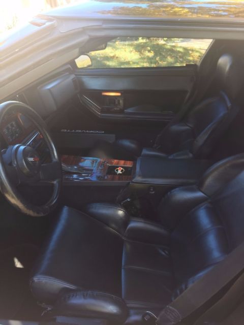1989 Burgundy Chevrolet Corvette Coupe