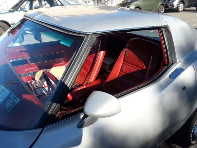 1977 Silver Chevrolet Corvette Coupe