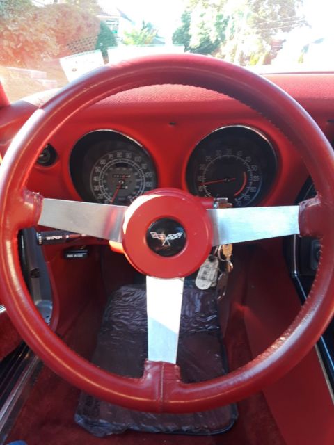 1977 Silver Chevrolet Corvette Coupe