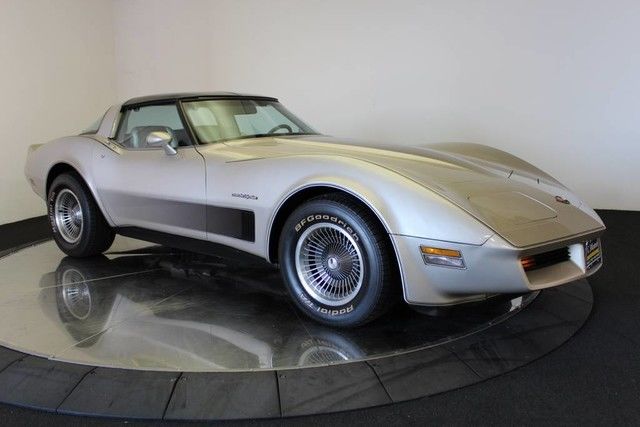1982 Silver Chevrolet Corvette N/A
