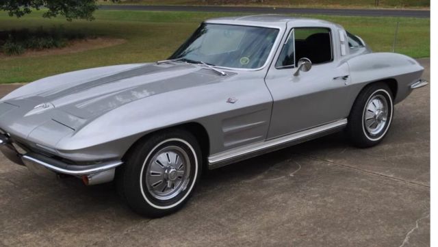 1964 Silver Chevrolet Corvette Coupe