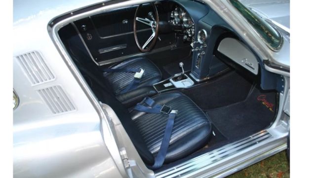 1964 Silver Chevrolet Corvette Coupe