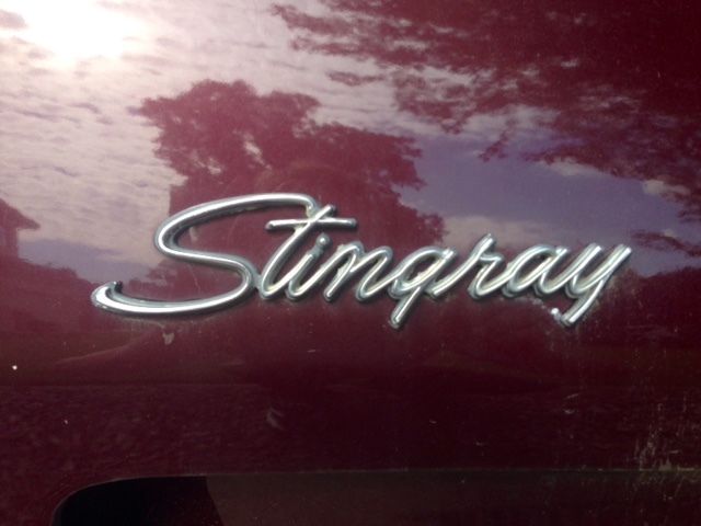 1973 maroon Chevrolet Corvette Coupe