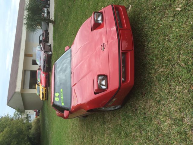 1984 Red Chevrolet Corvette Coupe