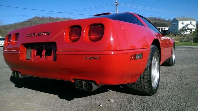 1991 Red Chevrolet Corvette Coupe