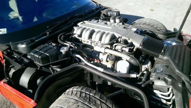 1991 Red Chevrolet Corvette Coupe