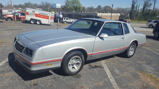 1987 Gray Chevrolet Monte Carlo Coupe