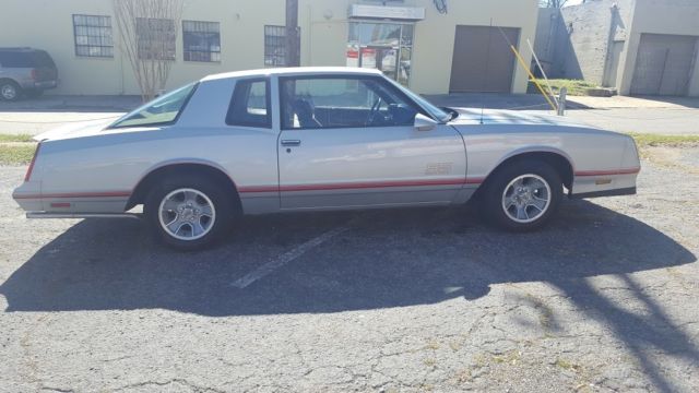 1987 Gray Chevrolet Monte Carlo Coupe