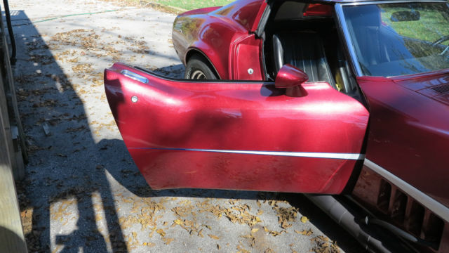 1969 candy apple red Chevrolet Corvette Coupe