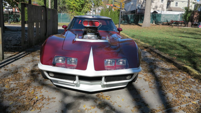1969 candy apple red Chevrolet Corvette Coupe