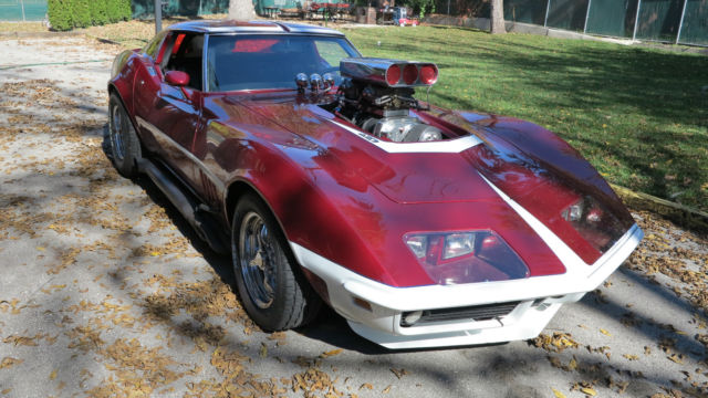 1969 candy apple red Chevrolet Corvette Coupe