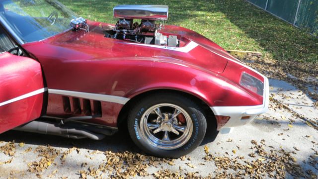 1969 candy apple red Chevrolet Corvette Coupe