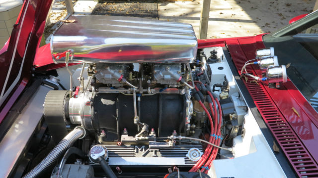 1969 candy apple red Chevrolet Corvette Coupe