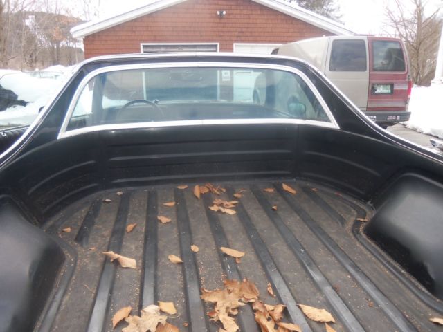 1979 Black Chevrolet El Camino Sedan