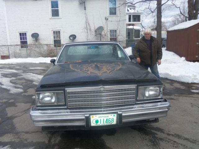 1979 Black Chevrolet El Camino Sedan