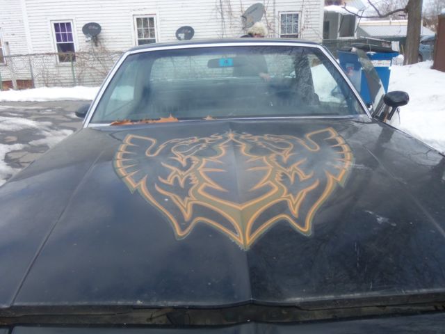 1979 Black Chevrolet El Camino Sedan