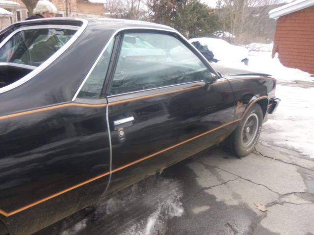 1979 Black Chevrolet El Camino Sedan