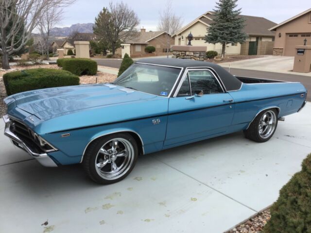 1969 Blue Chevrolet El Camino
