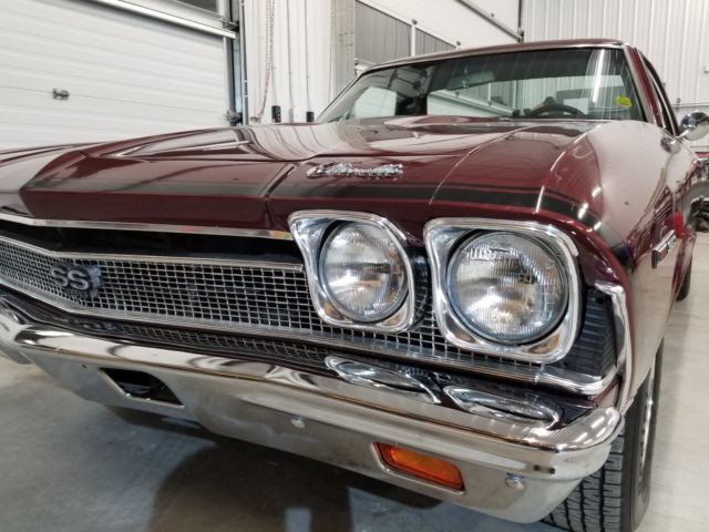 1968 Red Chevrolet El Camino