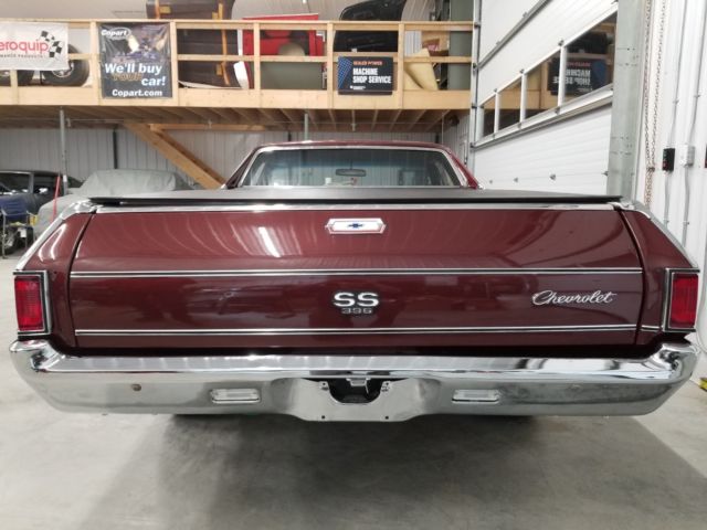 1968 Red Chevrolet El Camino