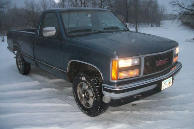 1990 Blue Chevrolet Silverado 1500 Crew Cab Pickup