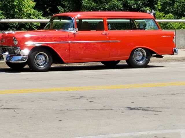 1956 Red Chevrolet Handyman Wagon