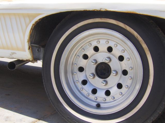 1963 white n tan Chevrolet Impala Coupe