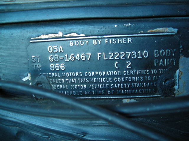 1970 Blue Chevrolet Impala