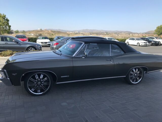 1967 Gray Chevrolet Impala Convertible