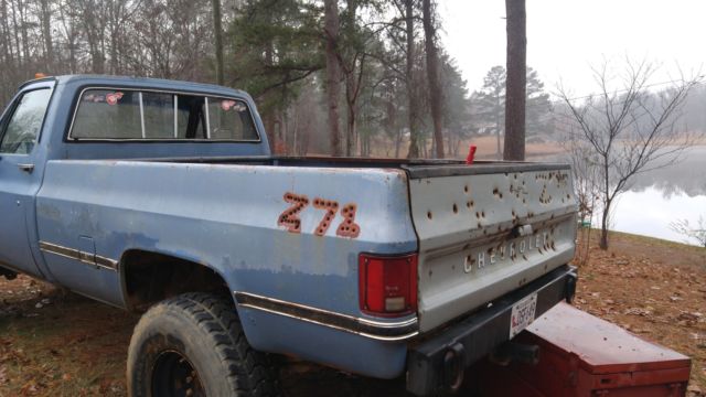 1985 Blue Chevrolet C/K Pickup 2500 Standard Cab Pickup