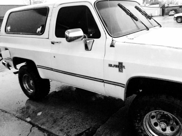 1985 Blue gray Chevrolet Blazer SUV
