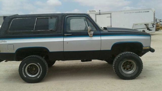1985 Blue gray Chevrolet Blazer SUV