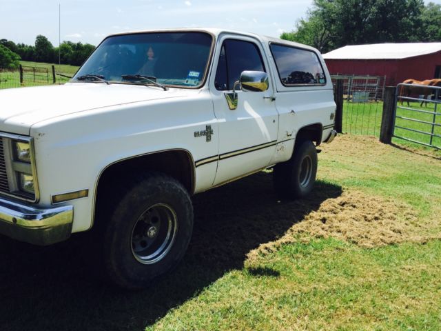 1985 Blue gray Chevrolet Blazer SUV