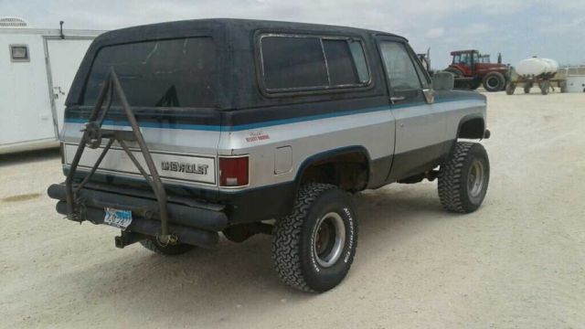 1985 Blue gray Chevrolet Blazer SUV