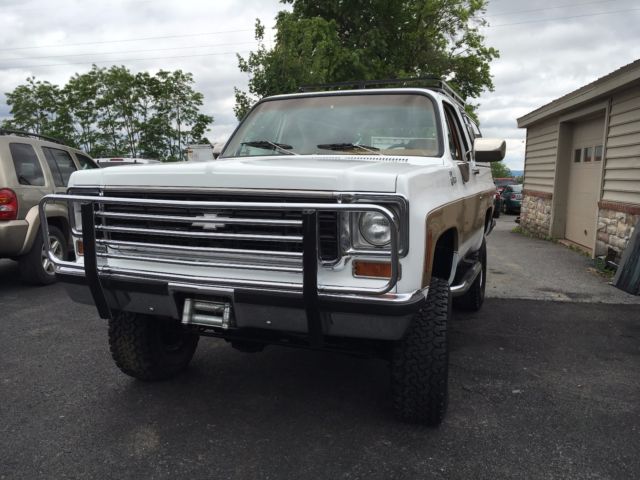 1978 White Chevrolet Blazer SUV