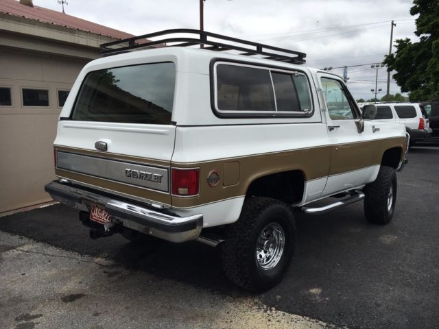 1978 White Chevrolet Blazer SUV